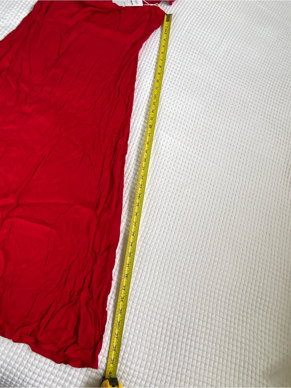 Reformation Baxley Red Midi Dress Size 12 NWT - Picture 5 of 11